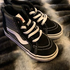 Cool kicks for your cool little guy! VANS hi tops!